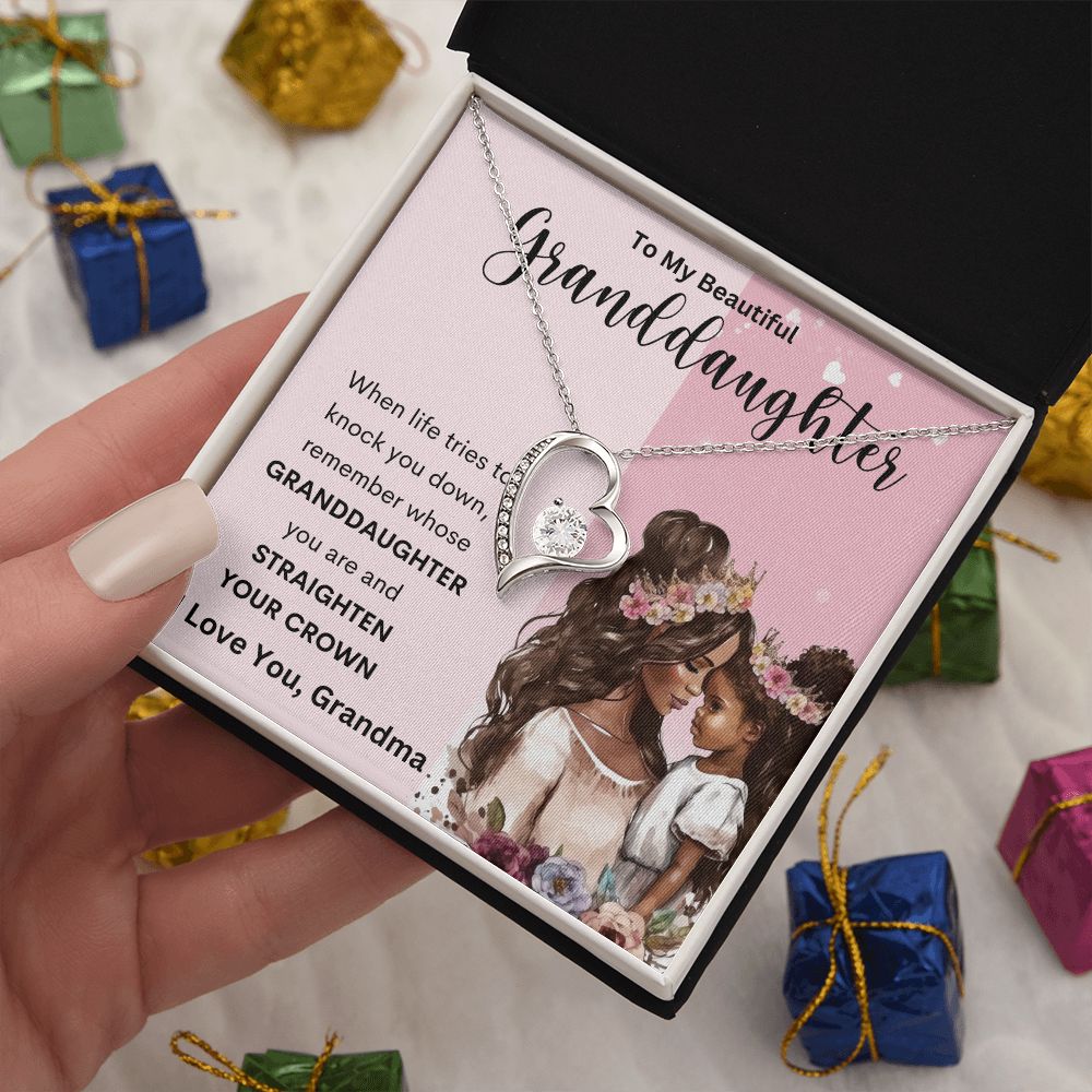 To My Beautiful Granddaughter | Forever Love Necklace