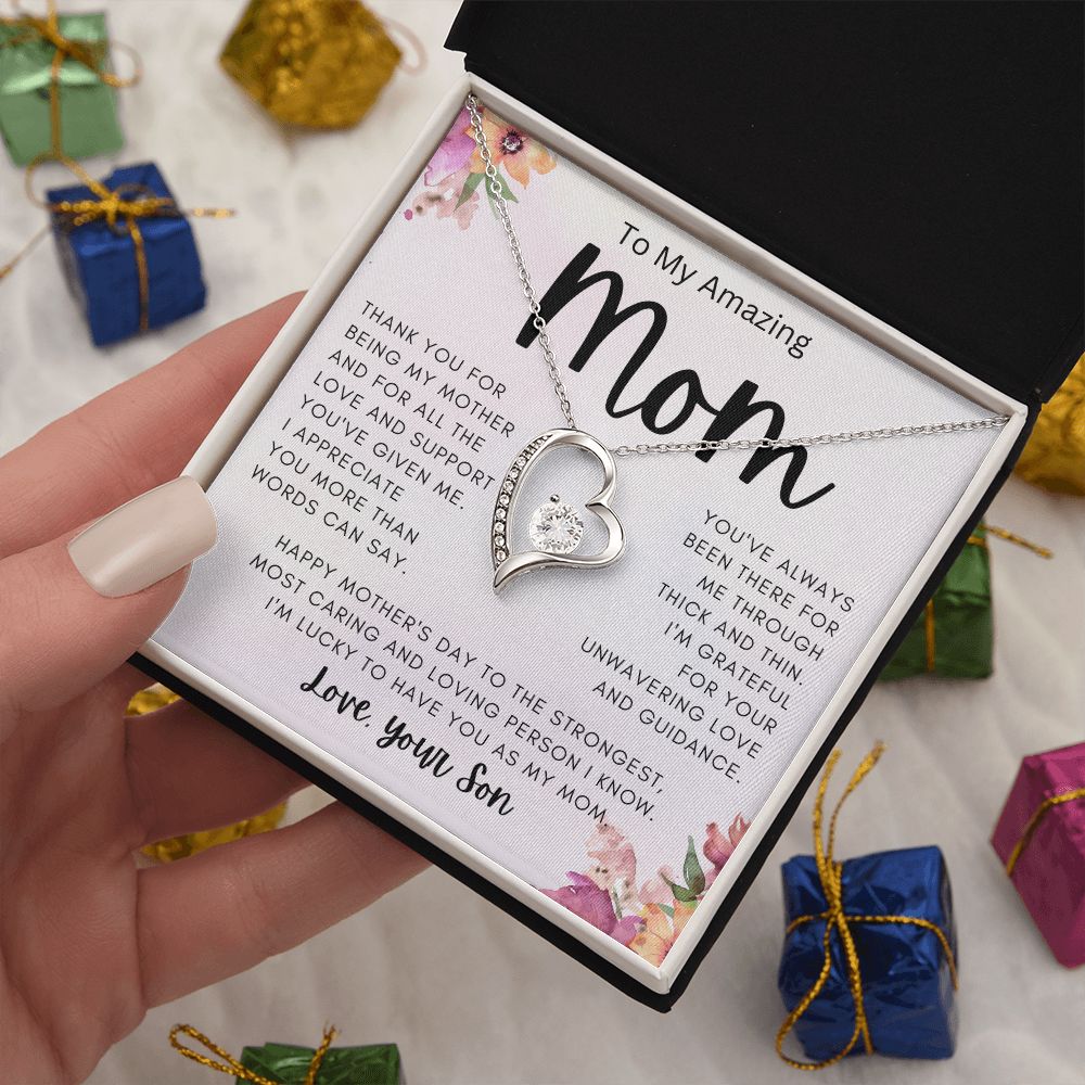 To My Amazing Mom | Forever Love Necklace