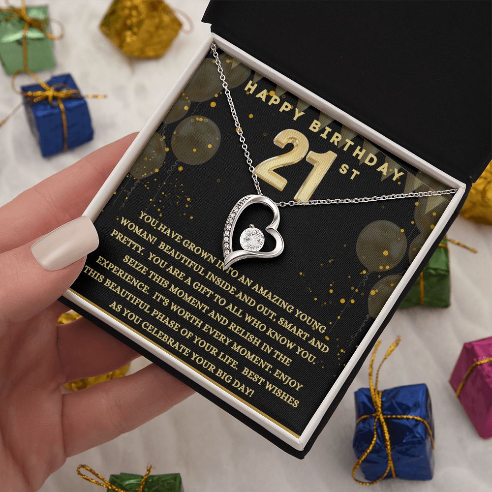 Happy 21st Birthday | Forever Love Necklace