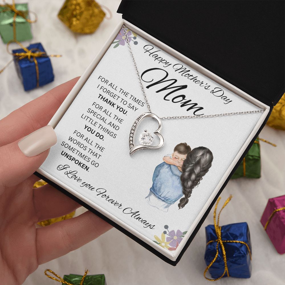 Happy Mother's Day Mom | Forever Love Necklace