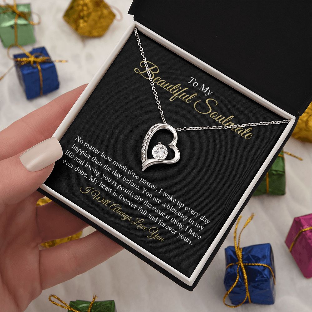 My Beautiful Soulmate | To My Soulmate, Gift for soulmate, Anniversary gift, Girlfriend necklace, Gift for wife, Birthday gift