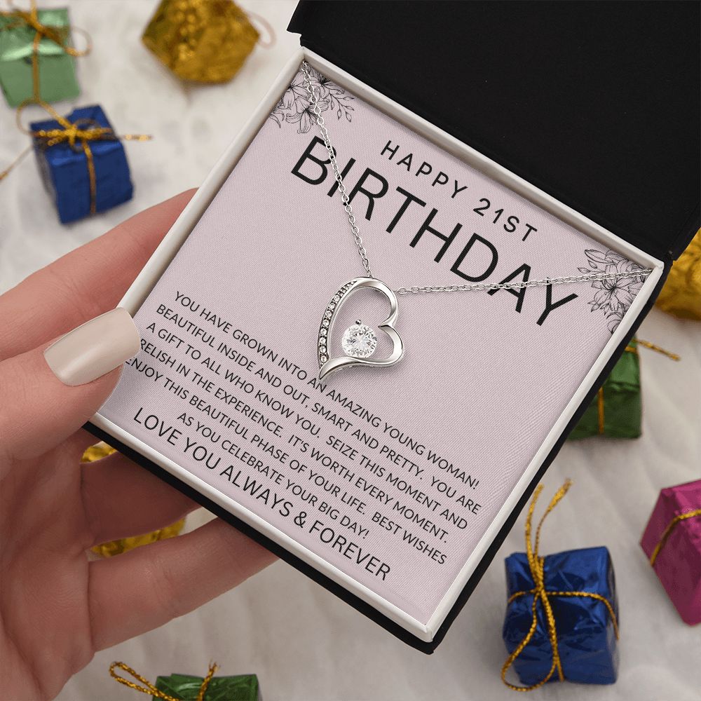 Happy 21st Birthday | Forever Love Necklace