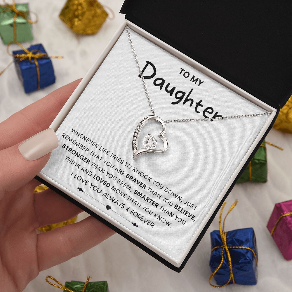TO MY DAUGHTER | Gift For Daughter, Birthday Gift, Gift For Her, Daughter Necklace