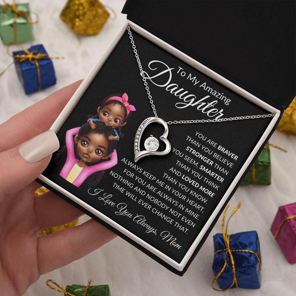 To My Amazing Daughter | Forever Love Necklace