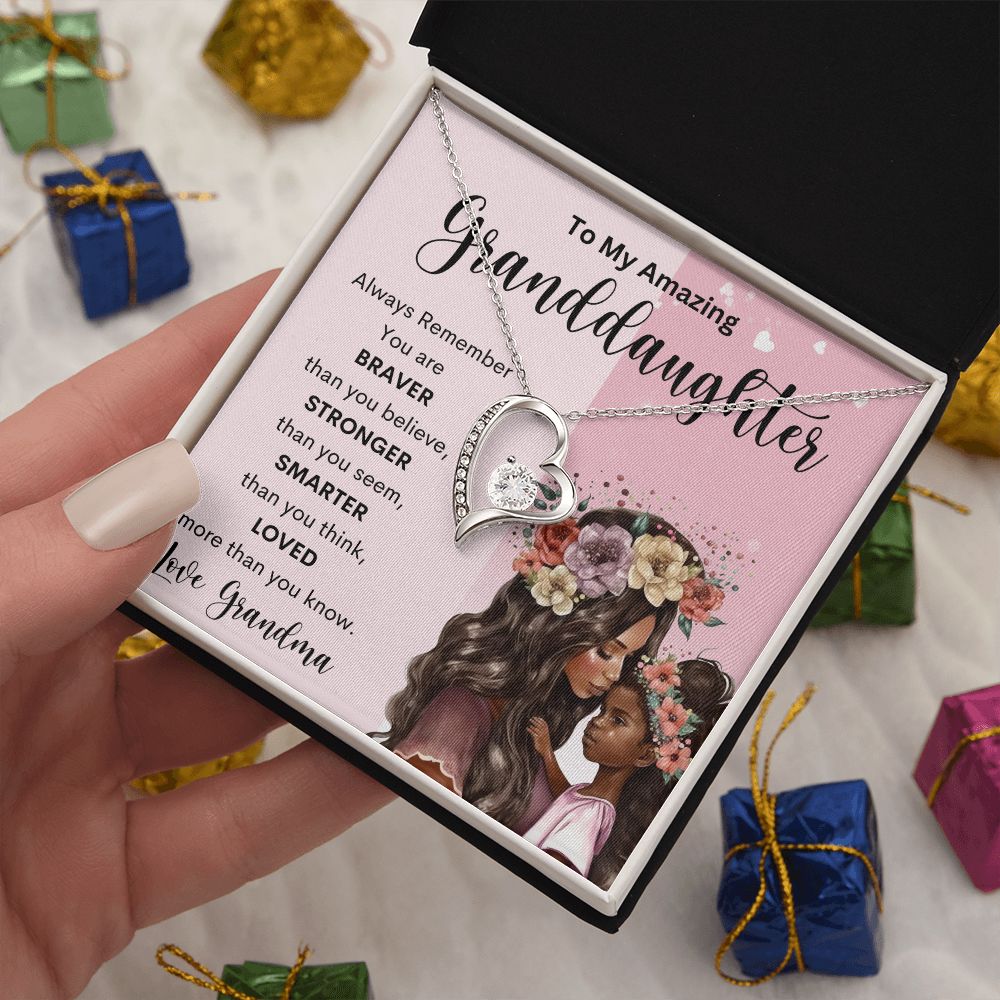 To My Amazing Granddaughter | Forever Love Necklace