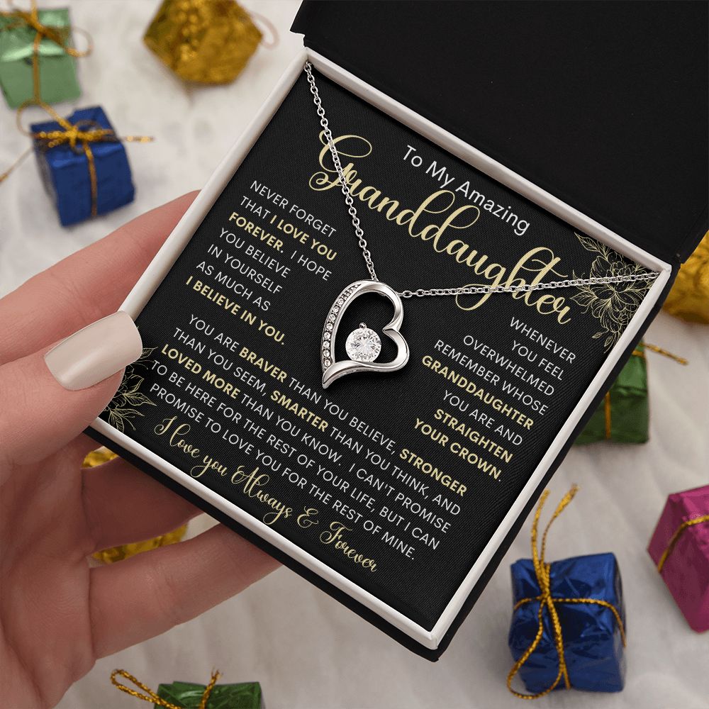 To My Amazing Granddaughter | Forever Love Necklace