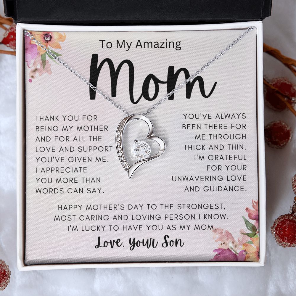 To My Amazing Mom | Forever Love Necklace