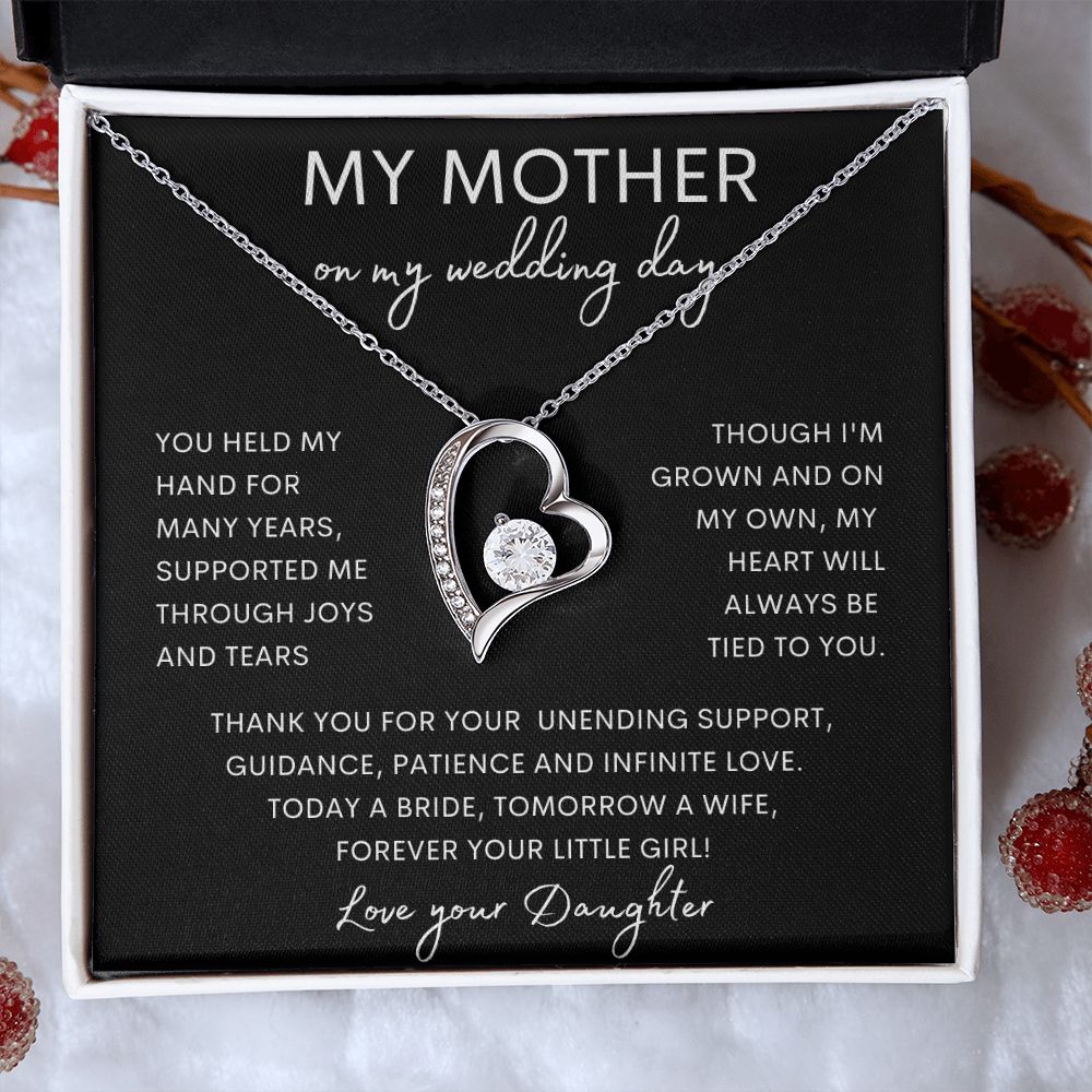 MY MOTHER | Forever Love Necklace | Mom Birthday Gift, Gift From Daughter, Mother Daughter Gift, Necklace For Mom, Mom Gift From Son
