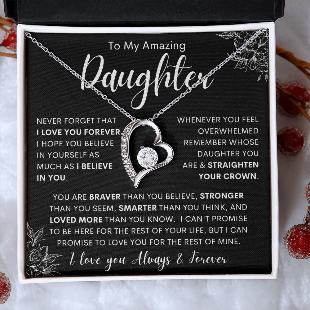 To My Amazing Daughter | Forever Love Necklace
