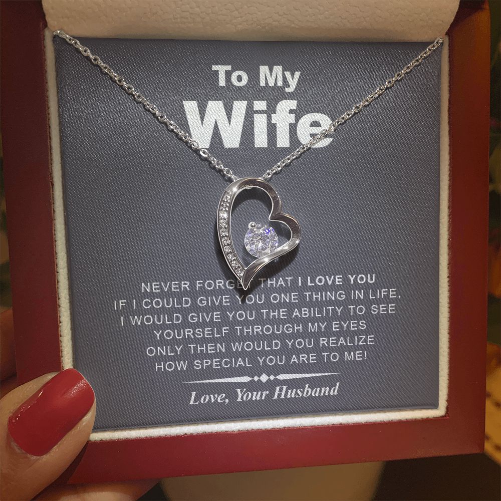 My Wife | Never Forget - Forever Love Necklace