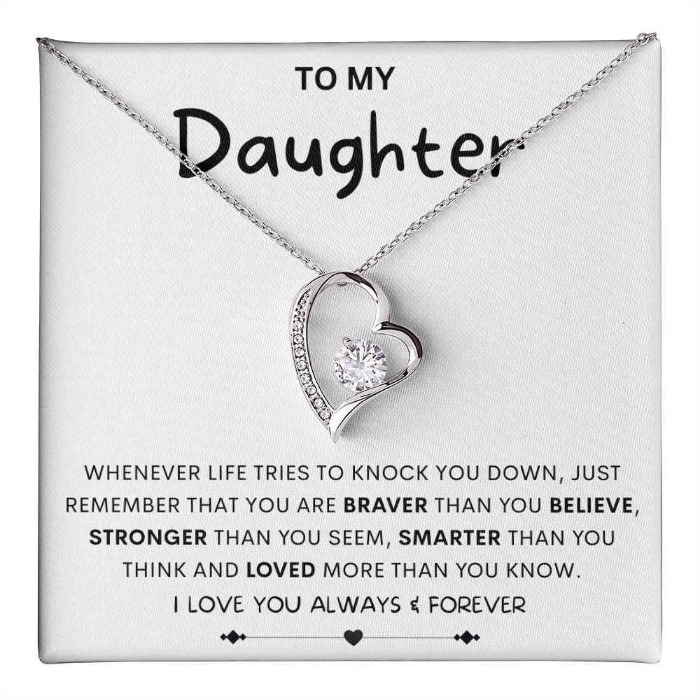 TO MY DAUGHTER | Gift For Daughter, Birthday Gift, Gift For Her, Daughter Necklace