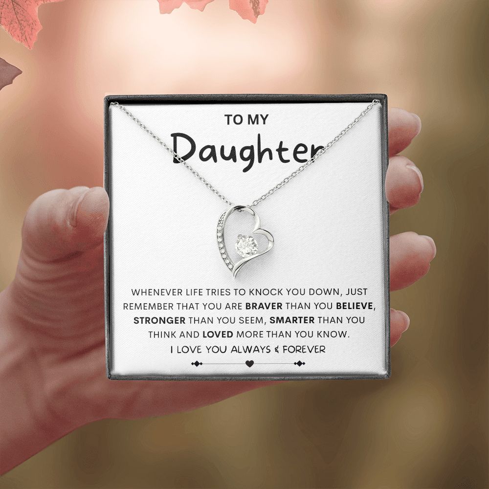 TO MY DAUGHTER | Gift For Daughter, Birthday Gift, Gift For Her, Daughter Necklace