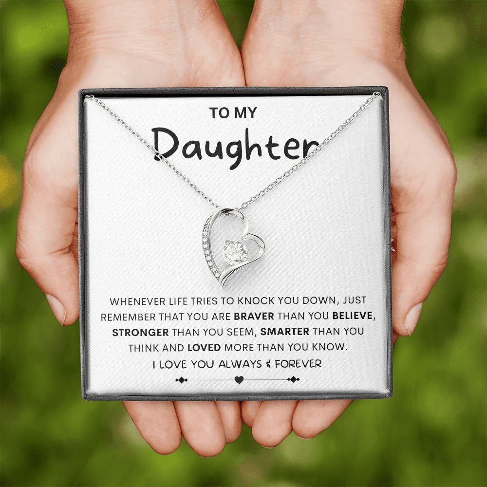 TO MY DAUGHTER | Gift For Daughter, Birthday Gift, Gift For Her, Daughter Necklace