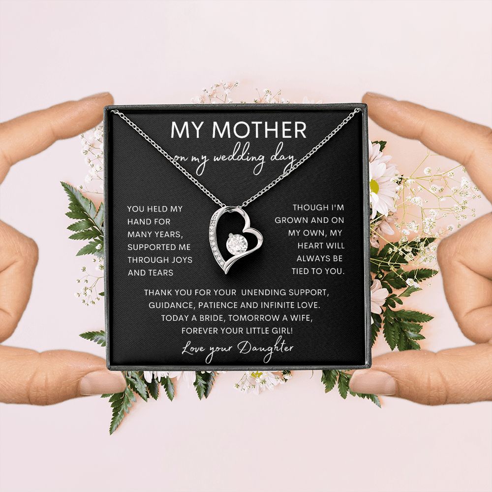 MY MOTHER | Forever Love Necklace | Mom Birthday Gift, Gift From Daughter, Mother Daughter Gift, Necklace For Mom, Mom Gift From Son