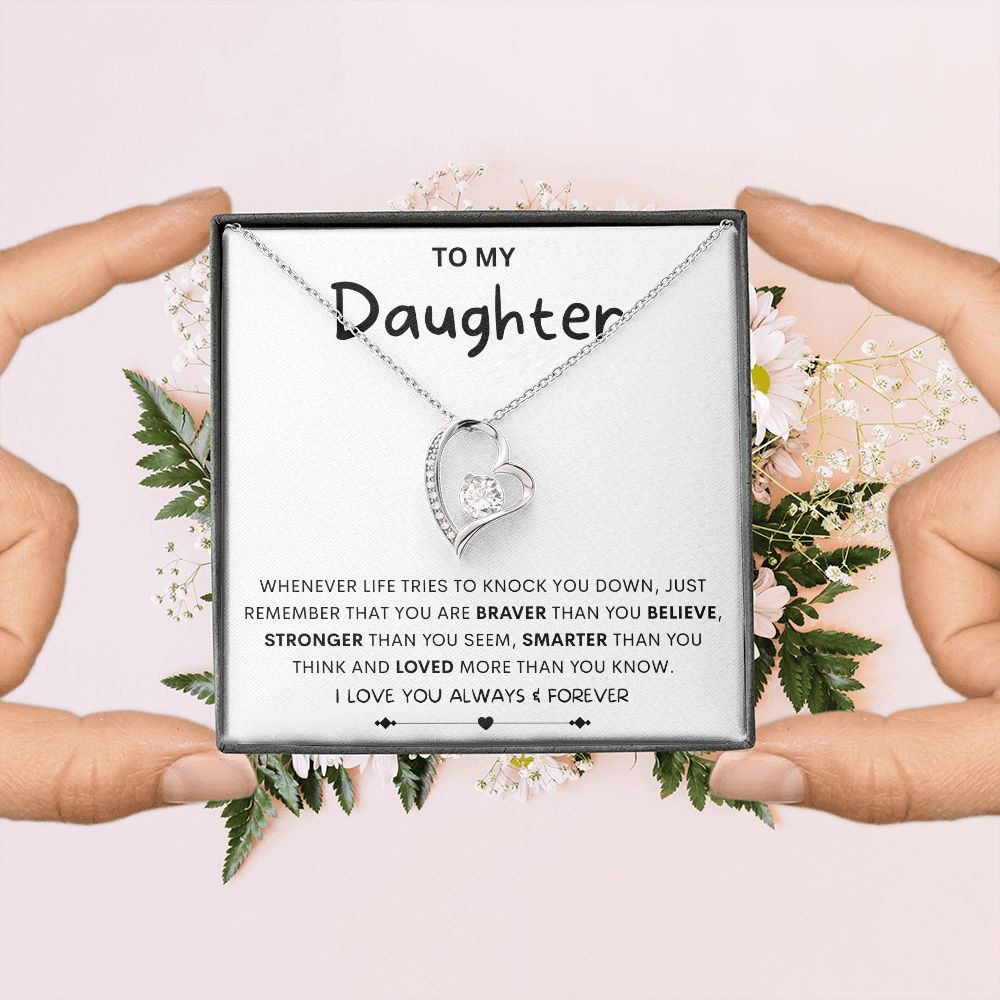 TO MY DAUGHTER | Gift For Daughter, Birthday Gift, Gift For Her, Daughter Necklace