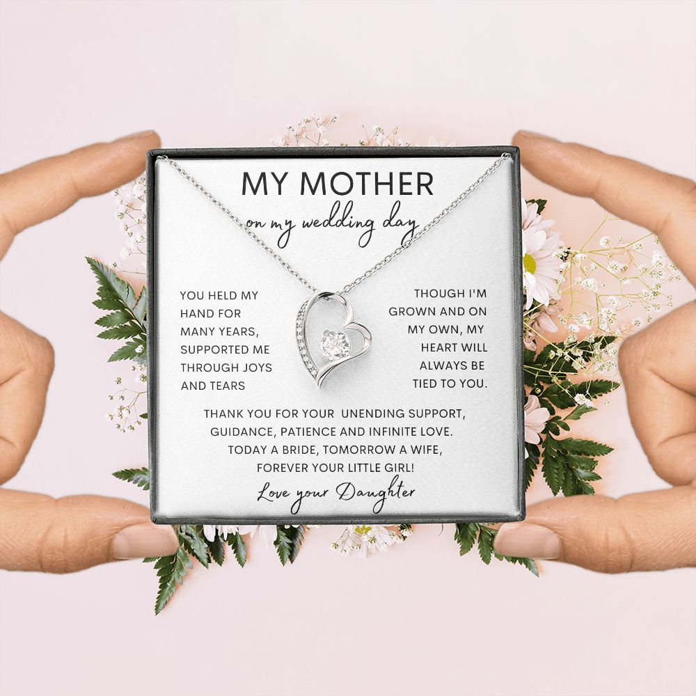 MY MOTHER | Forever Love Necklace | Mom Birthday Gift, Gift From Daughter, Mother Daughter Gift, Necklace For Mom