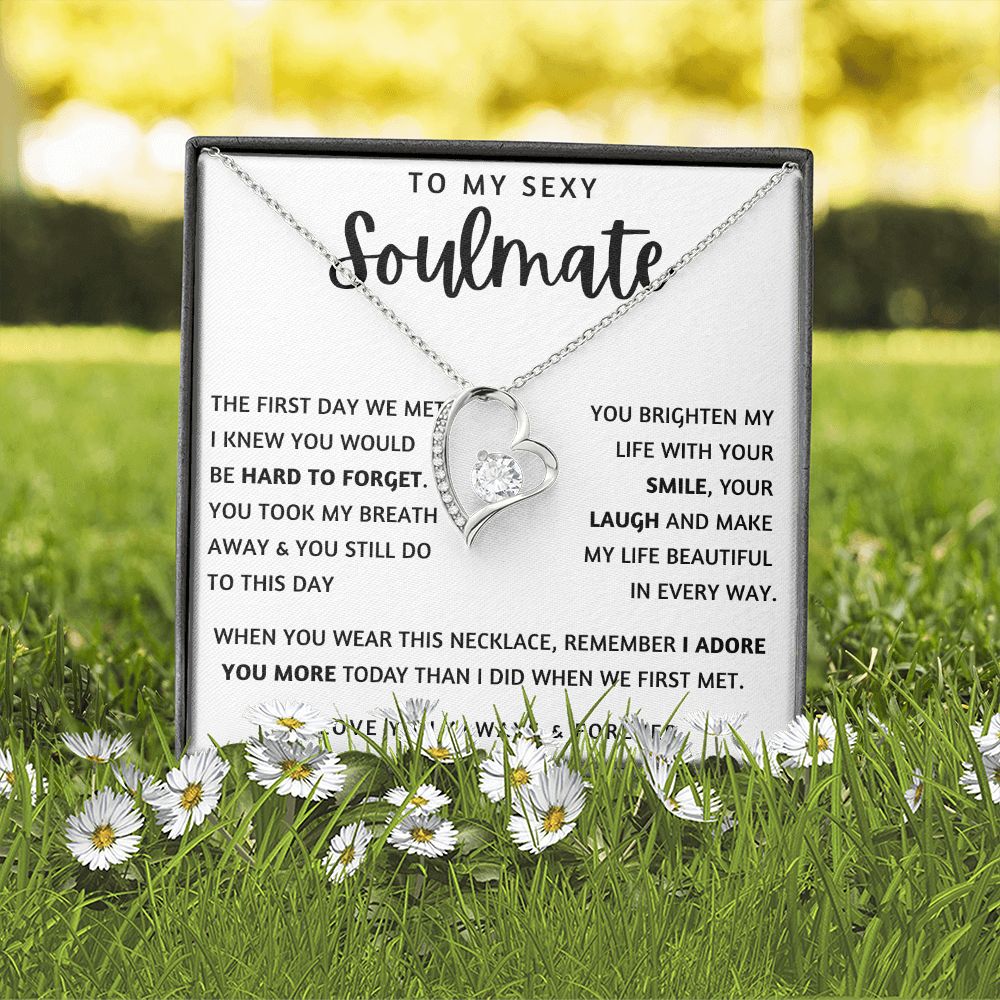 TO MY SEXY SOULMATE | Forever Love Necklace | To My Soulmate, Gift for soulmate, Anniversary gift, Girlfriend necklace, Gift for wife, Birthday gift