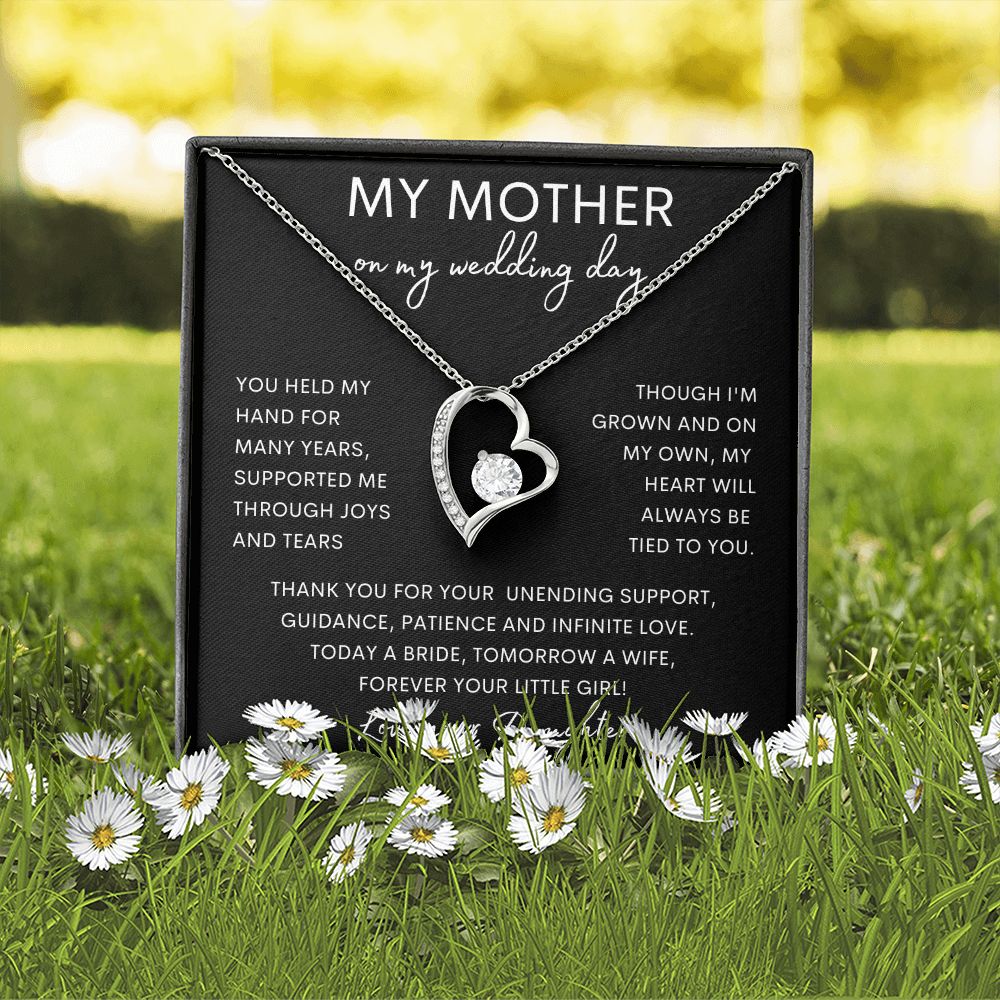MY MOTHER | Forever Love Necklace | Mom Birthday Gift, Gift From Daughter, Mother Daughter Gift, Necklace For Mom, Mom Gift From Son