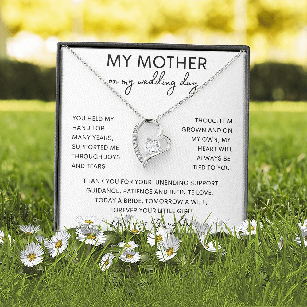 MY MOTHER | Forever Love Necklace | Mom Birthday Gift, Gift From Daughter, Mother Daughter Gift, Necklace For Mom