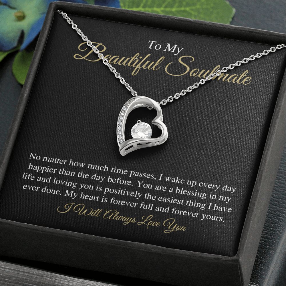 My Beautiful Soulmate | To My Soulmate, Gift for soulmate, Anniversary gift, Girlfriend necklace, Gift for wife, Birthday gift