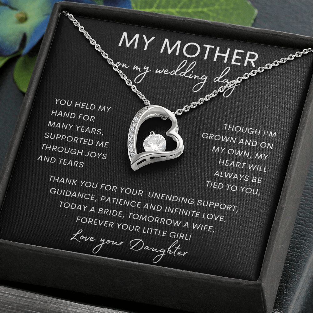 MY MOTHER | Forever Love Necklace | Mom Birthday Gift, Gift From Daughter, Mother Daughter Gift, Necklace For Mom, Mom Gift From Son