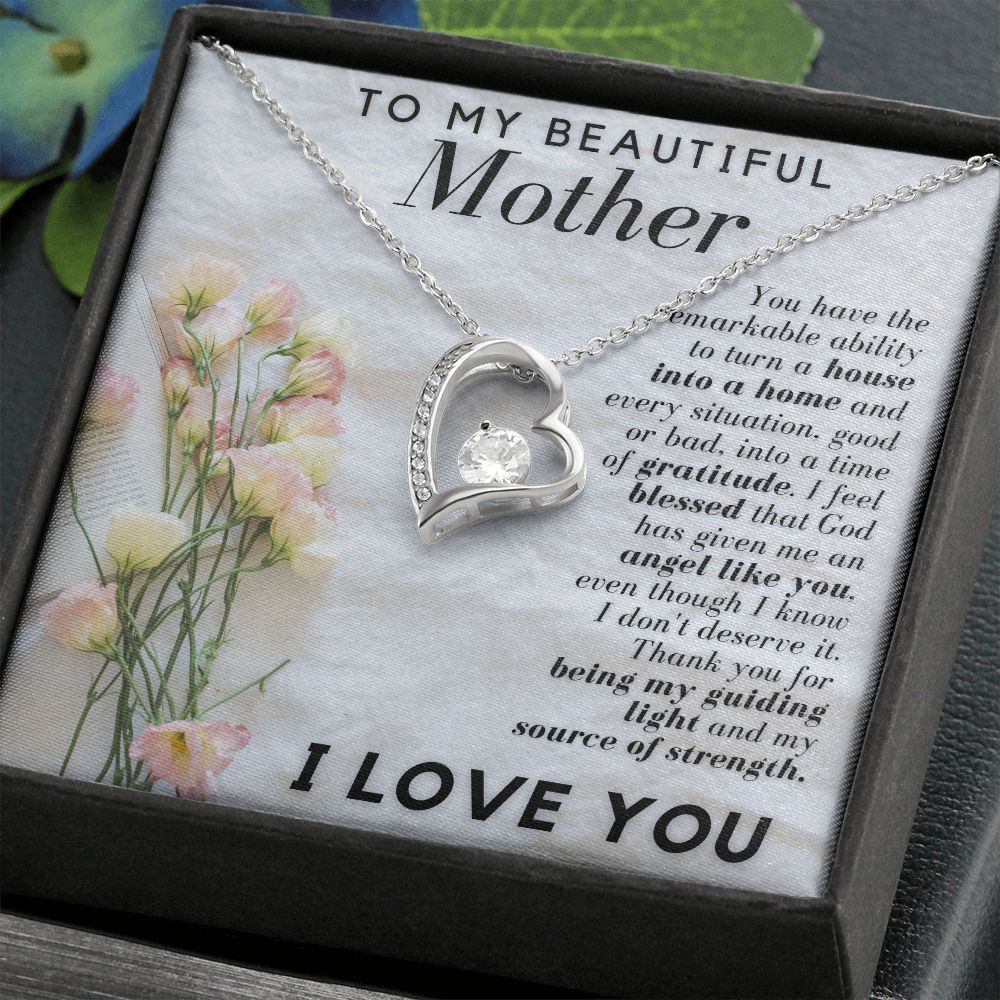 To My Beautiful Mother | Forever Love Necklace