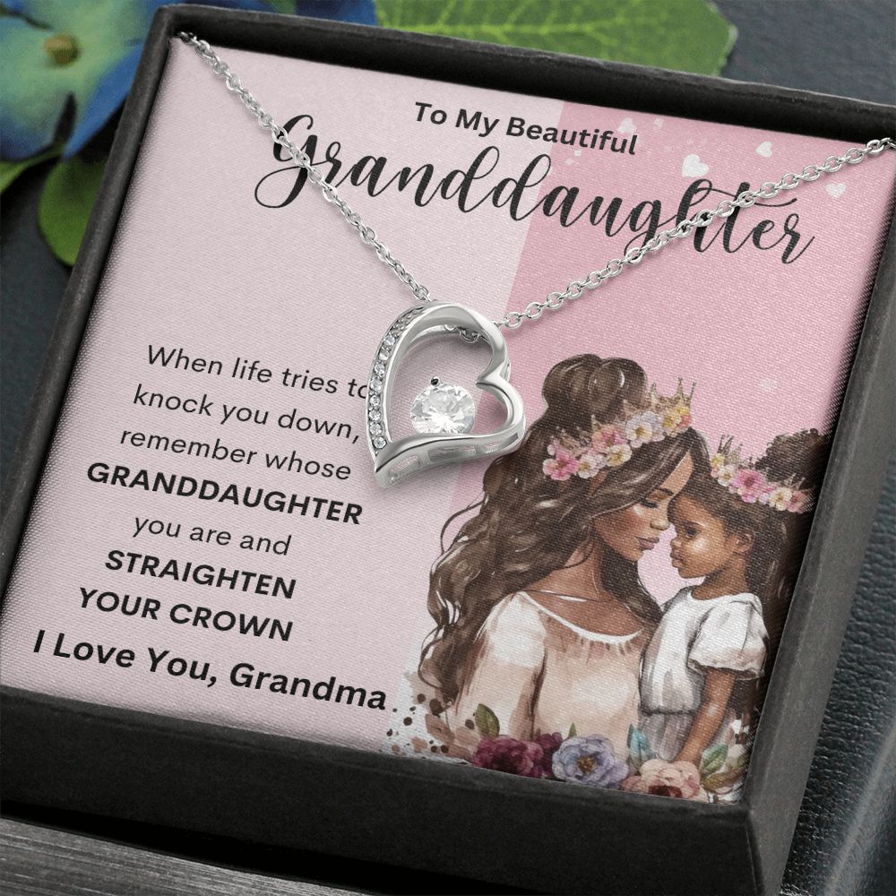 To My Beautiful Granddaughter | Forever Love Necklace