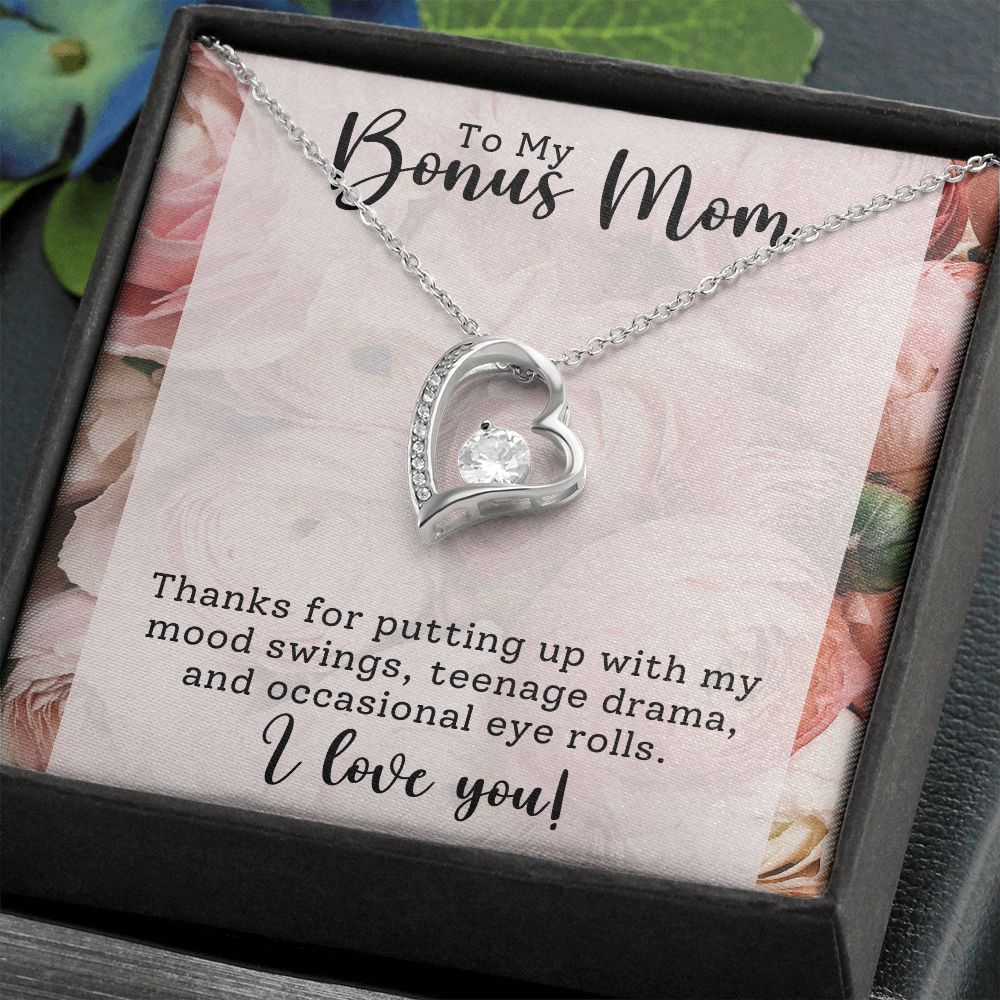 To My Bonus Mom | Forever Love Necklace