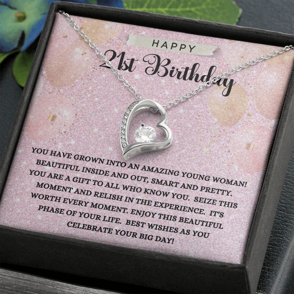 Happy 21st Birthday | Forever Love Necklace