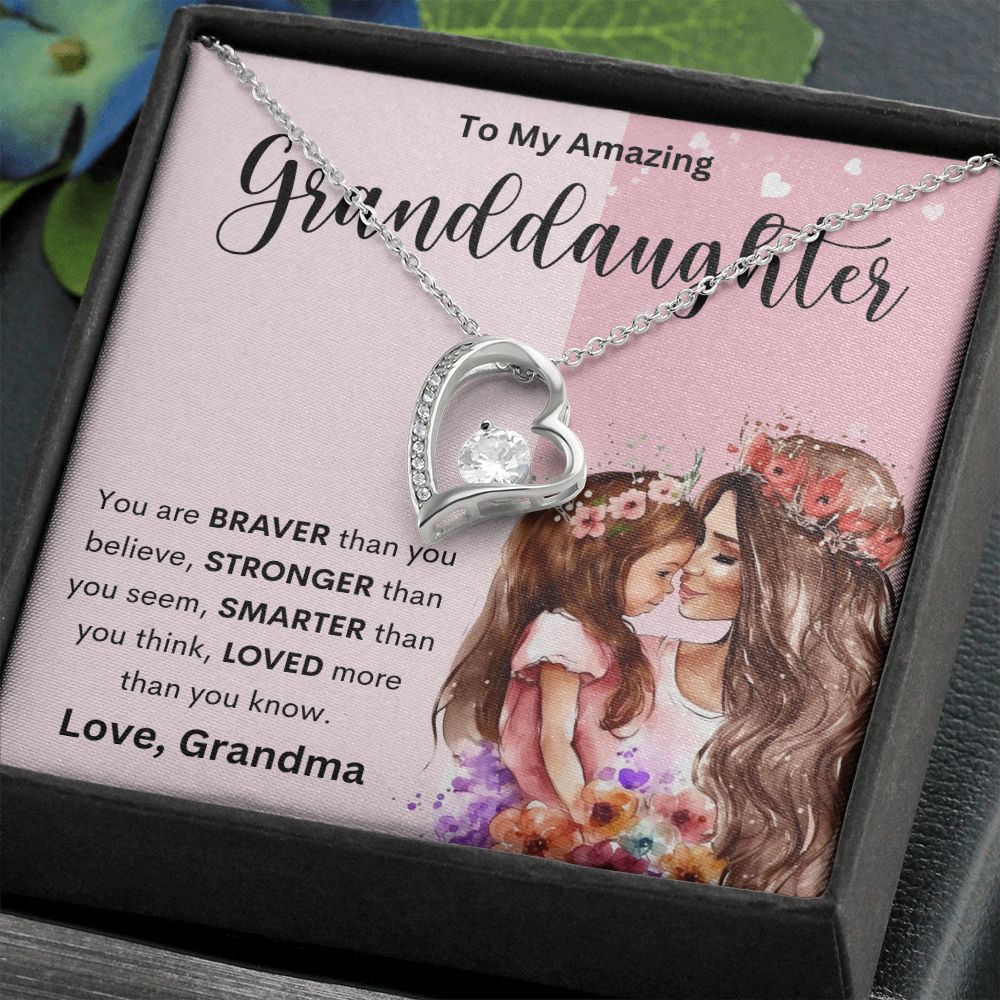 To My Amazing Granddaughter | Forever Love Necklace