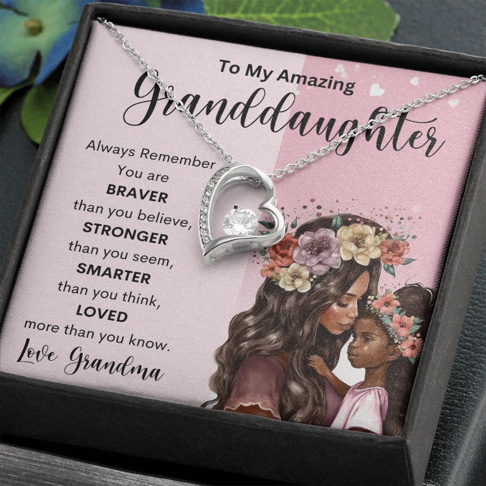 To My Amazing Granddaughter | Forever Love Necklace
