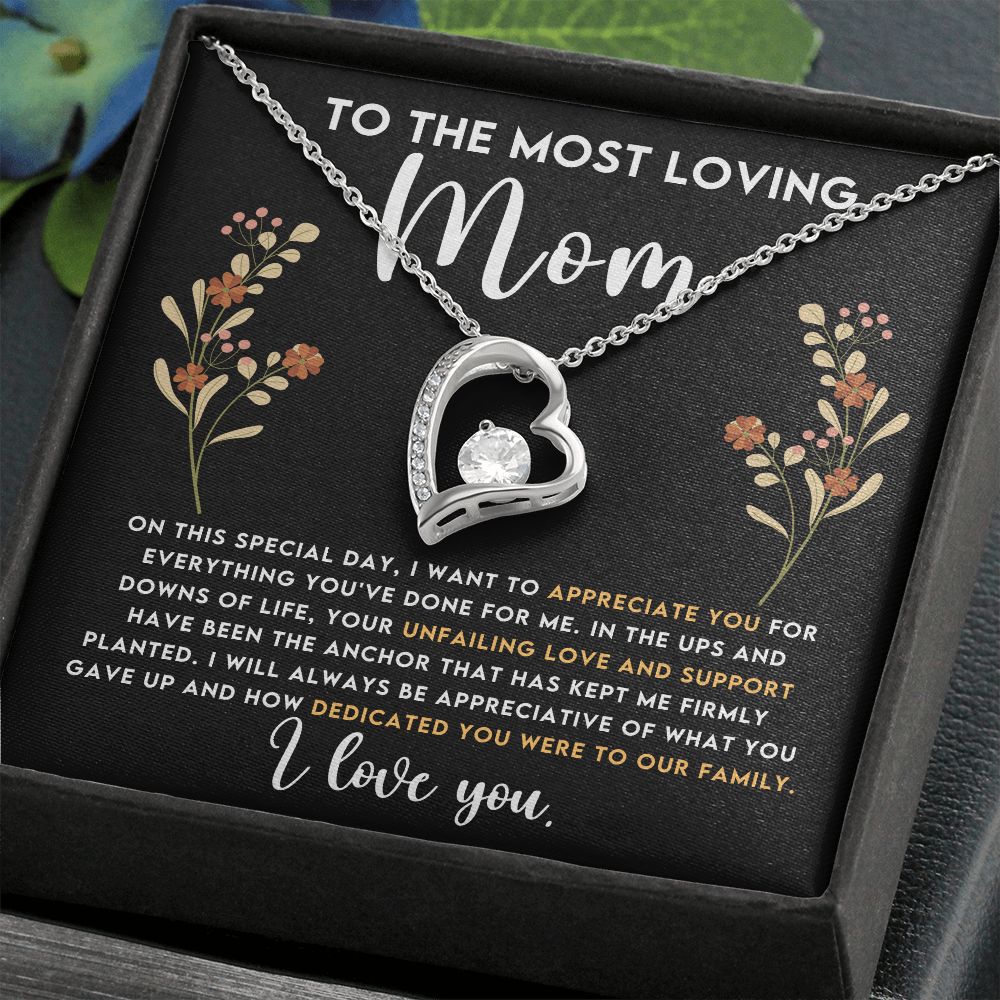 To the Most Loving Mom | Forever Love Necklace