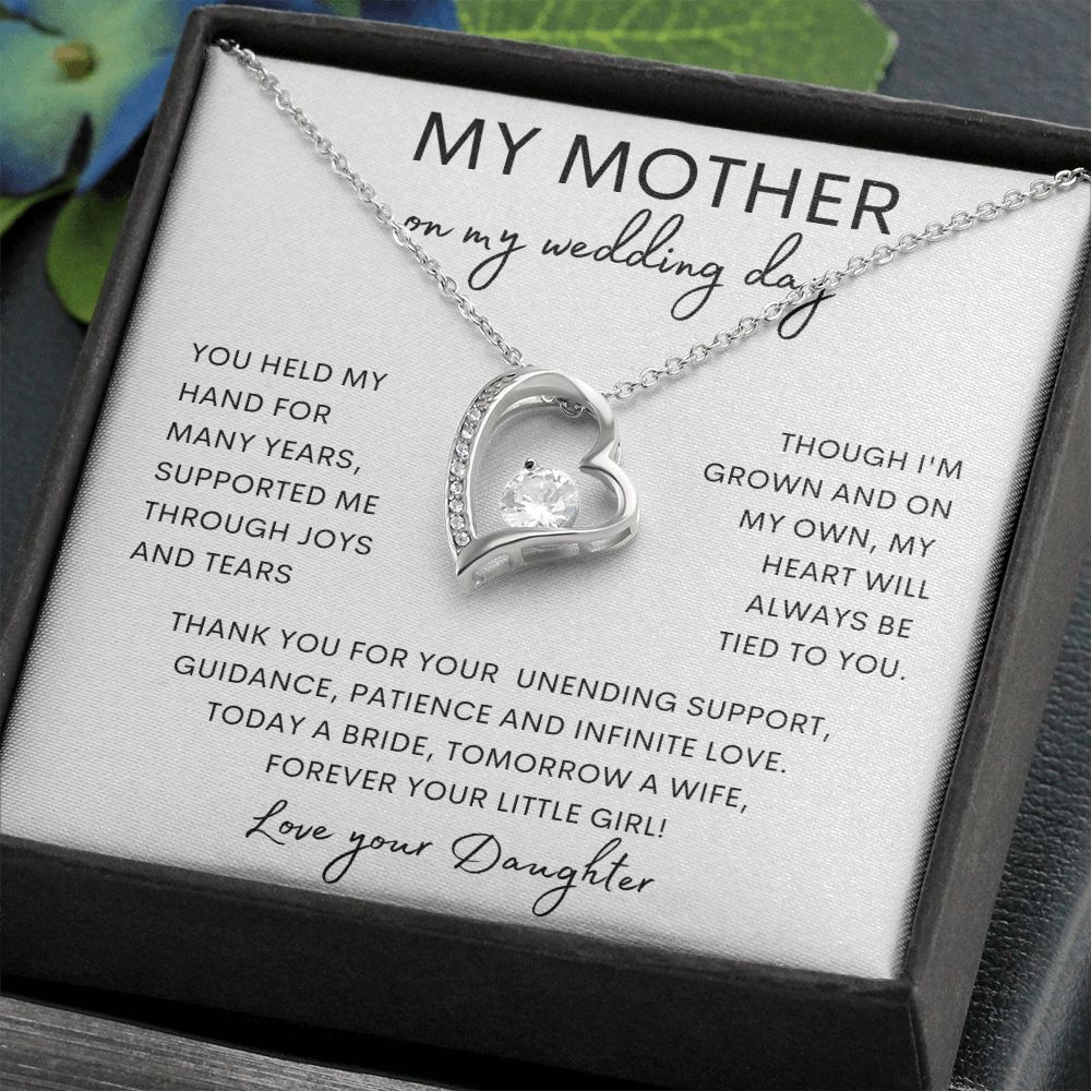 MY MOTHER | Forever Love Necklace | Mom Birthday Gift, Gift From Daughter, Mother Daughter Gift, Necklace For Mom