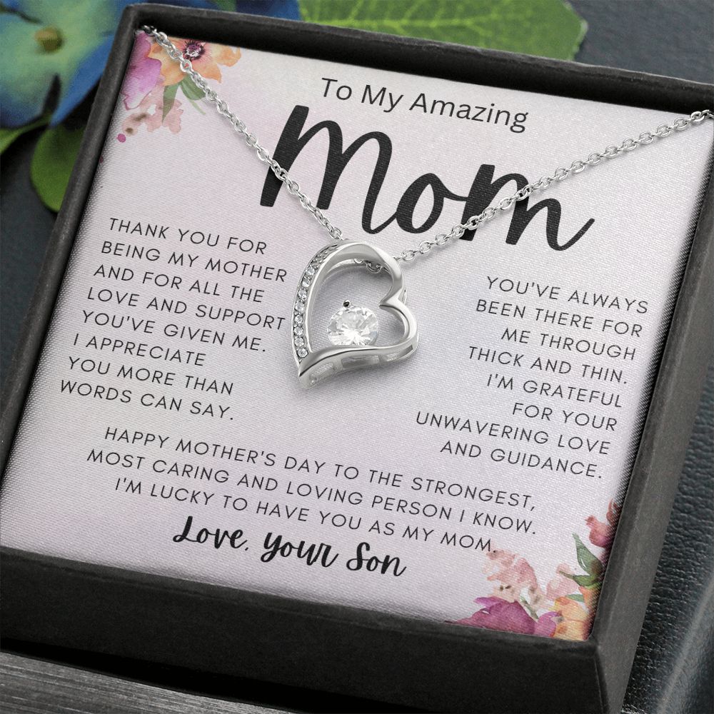 To My Amazing Mom | Forever Love Necklace