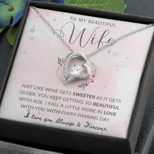 To My Beautiful Wife | Forever Love Necklace | So Beautiful