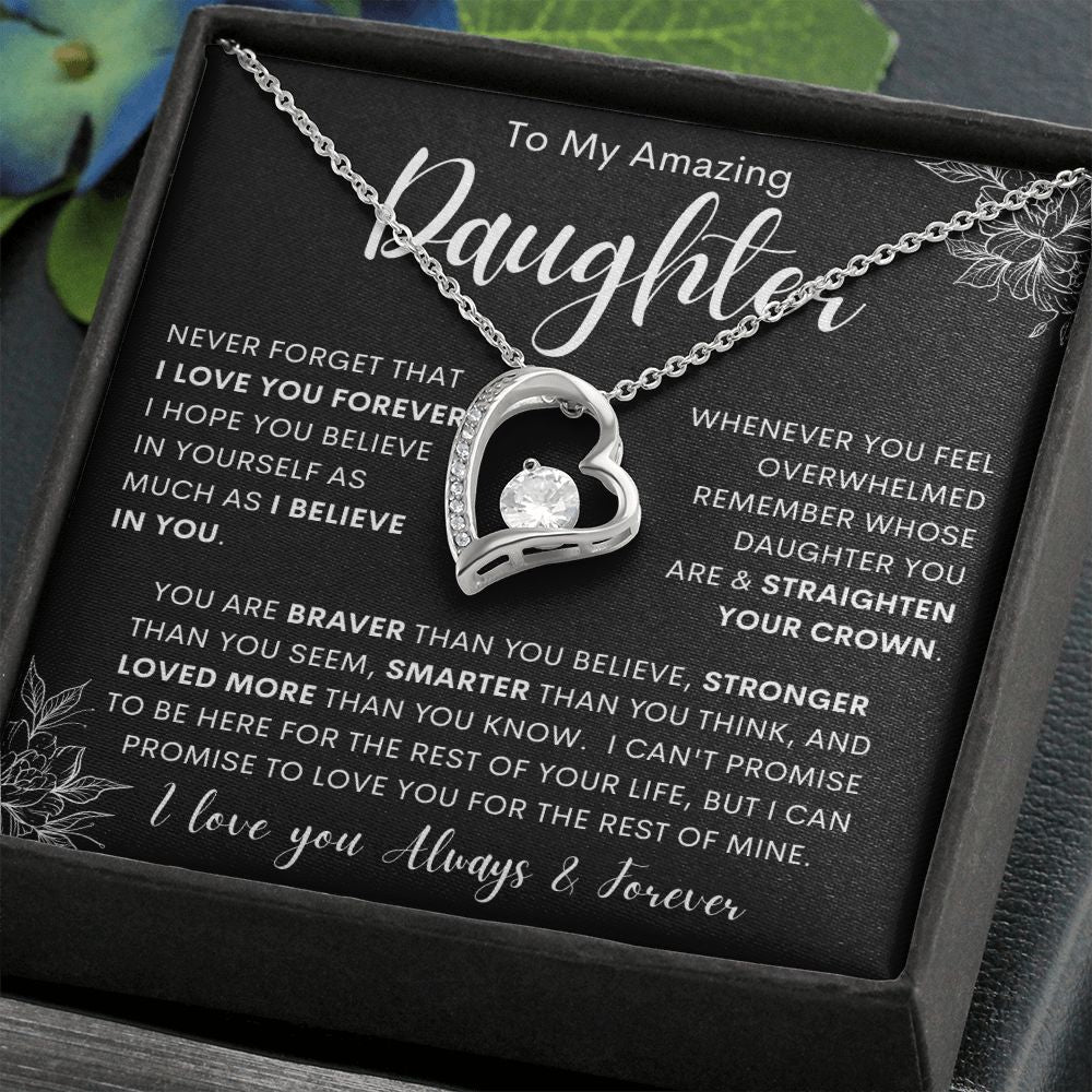 To My Amazing Daughter | Forever Love Necklace