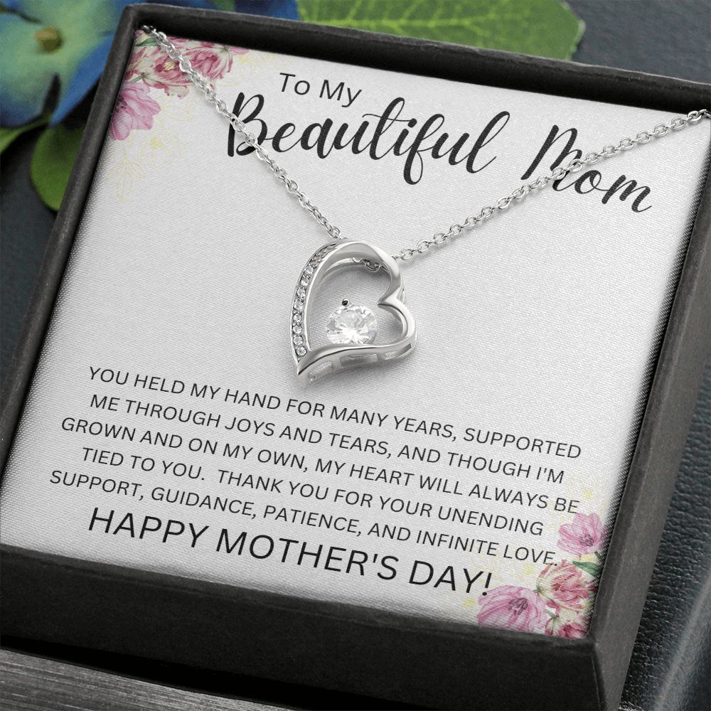 To My Beautiful Mom | Forever Love Necklace