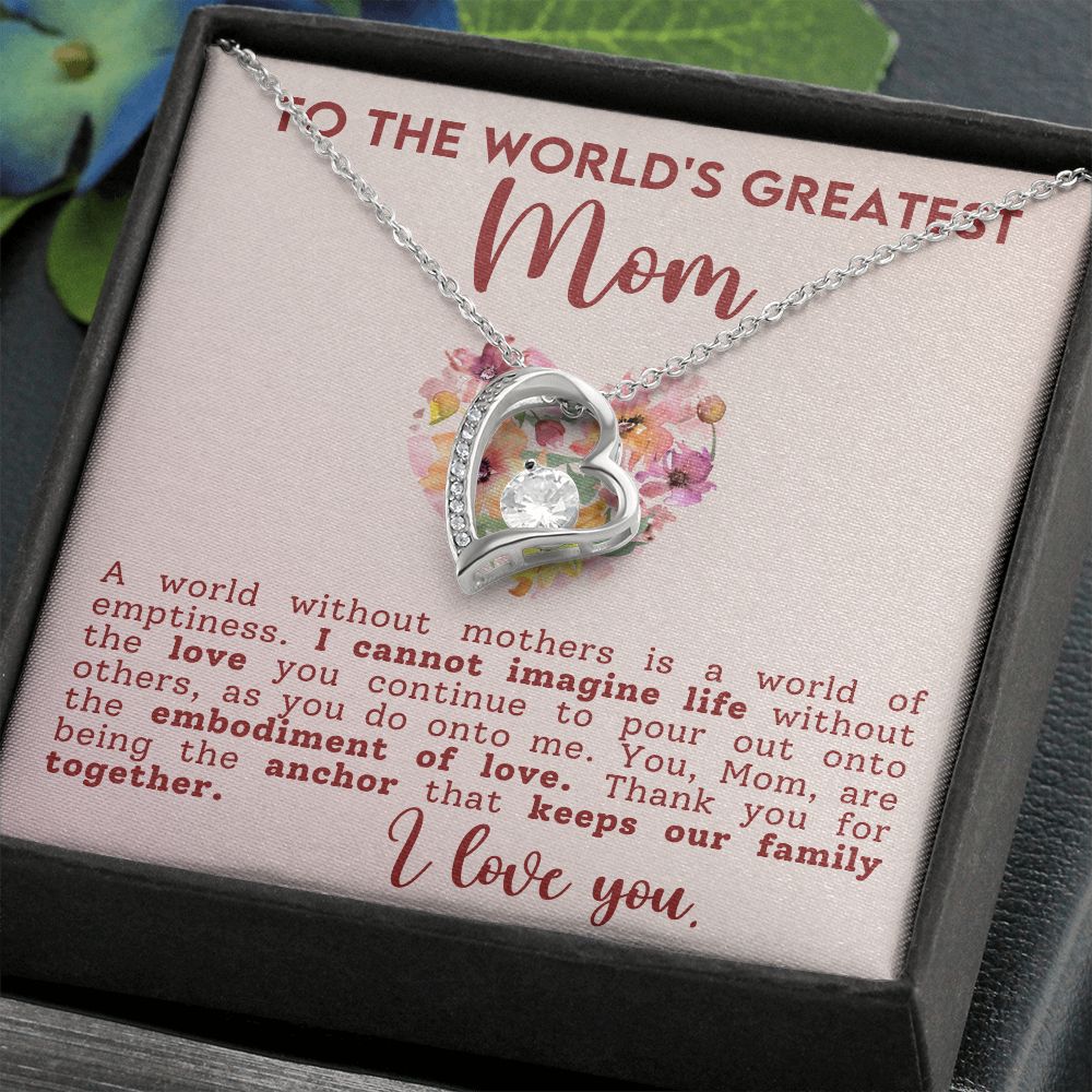 To the World's Greatest Mom | Forever Love Necklace