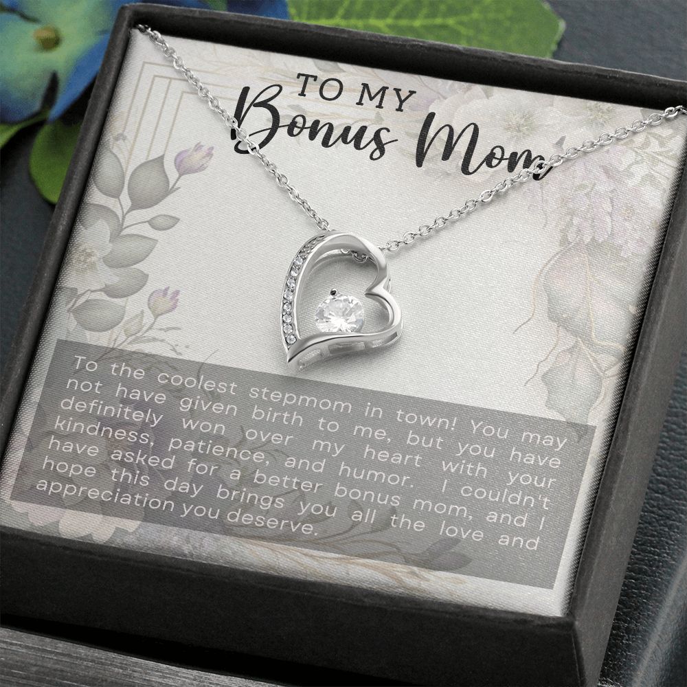 To My Bonus Mom | Forever Love Necklace