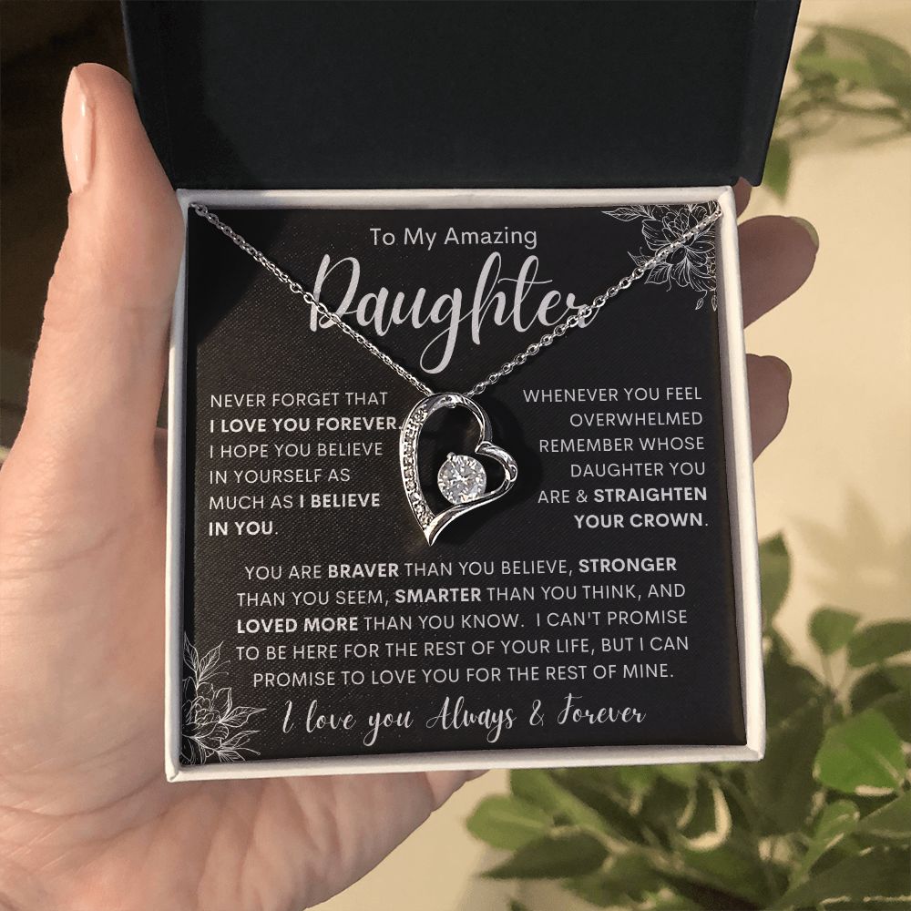 To My Amazing Daughter | Forever Love Necklace