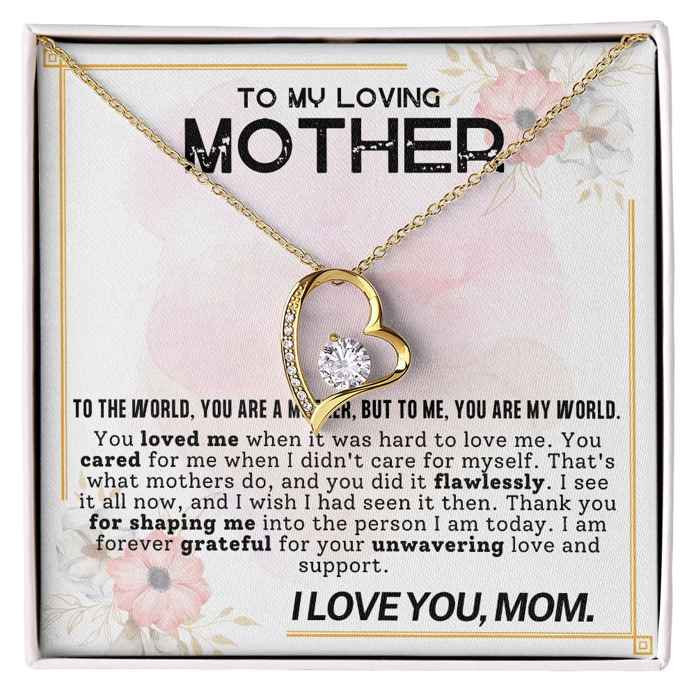 To My Loving Mother | Forever Love Necklace