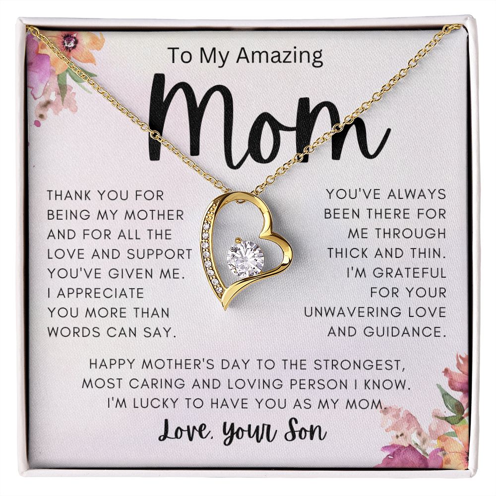 To My Amazing Mom | Forever Love Necklace