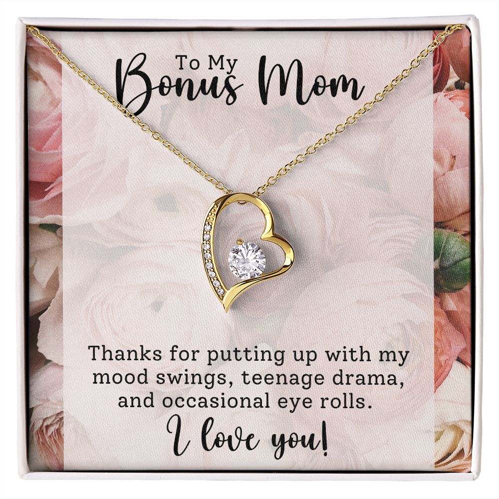 To My Bonus Mom | Forever Love Necklace