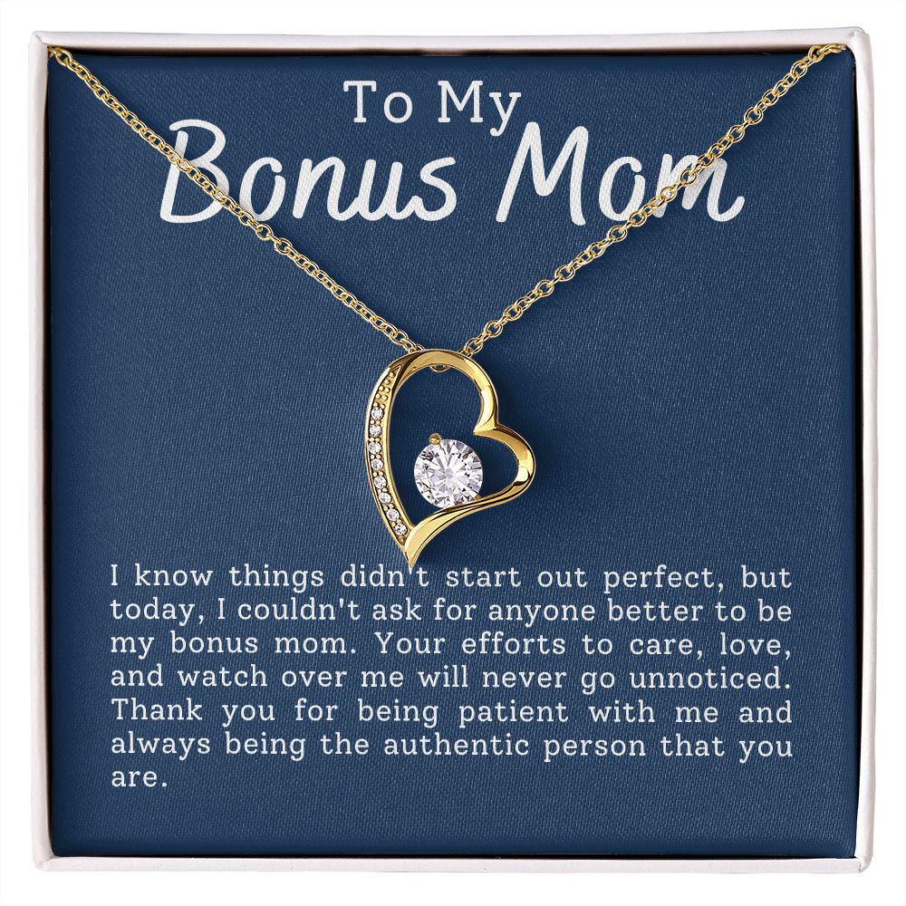 To My Bonus Mom | Forever Love Necklace