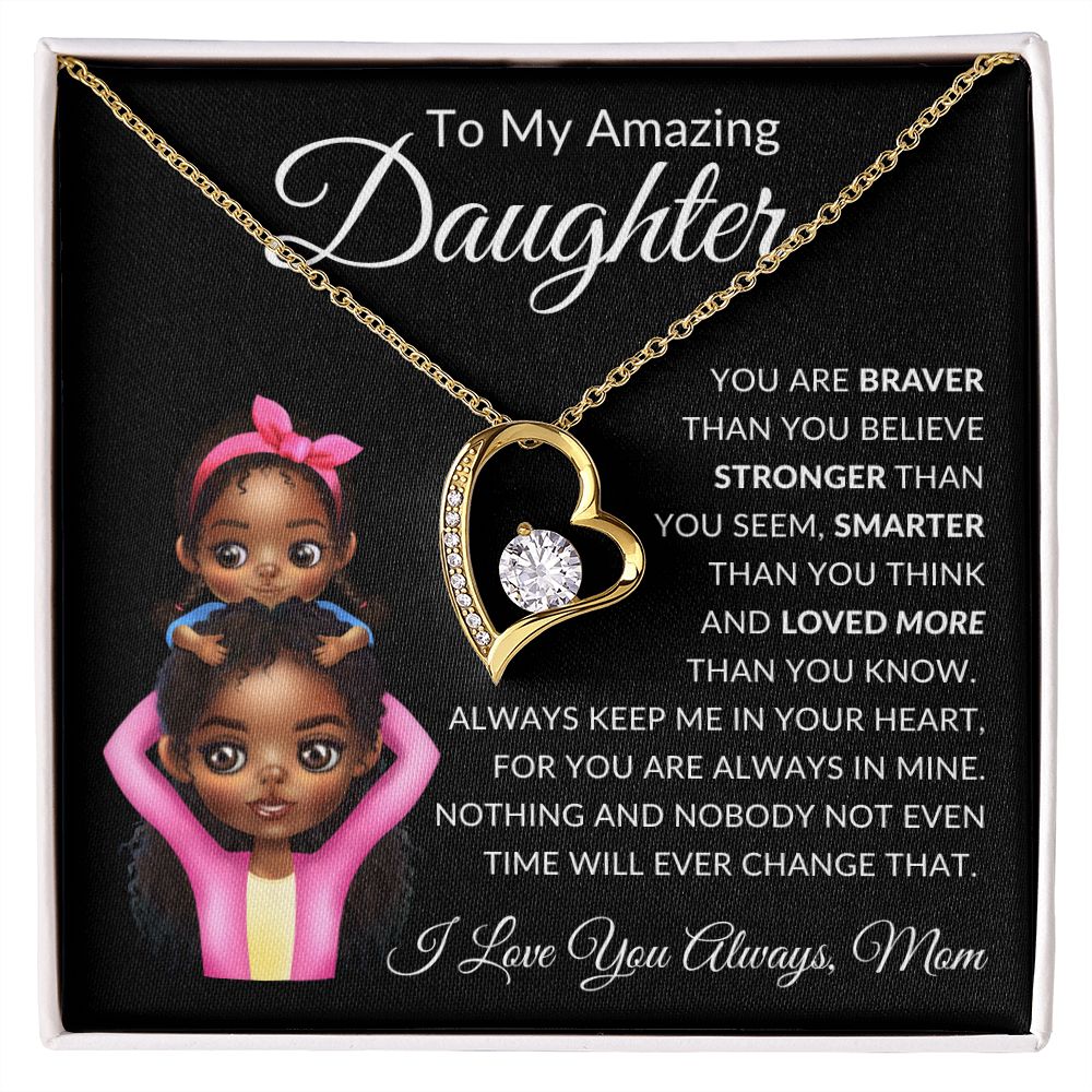 To My Amazing Daughter | Forever Love Necklace