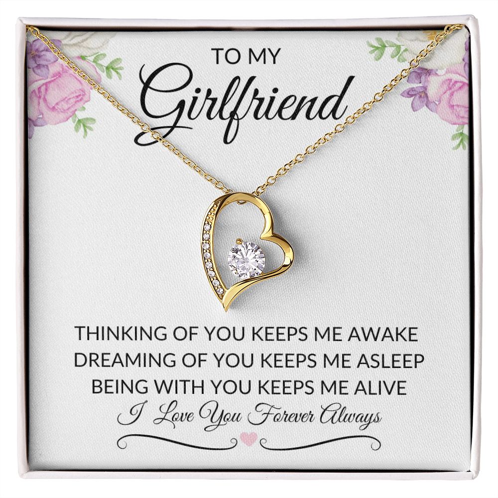 To My Girlfriend | Forever Love Necklace | Thinking Of You