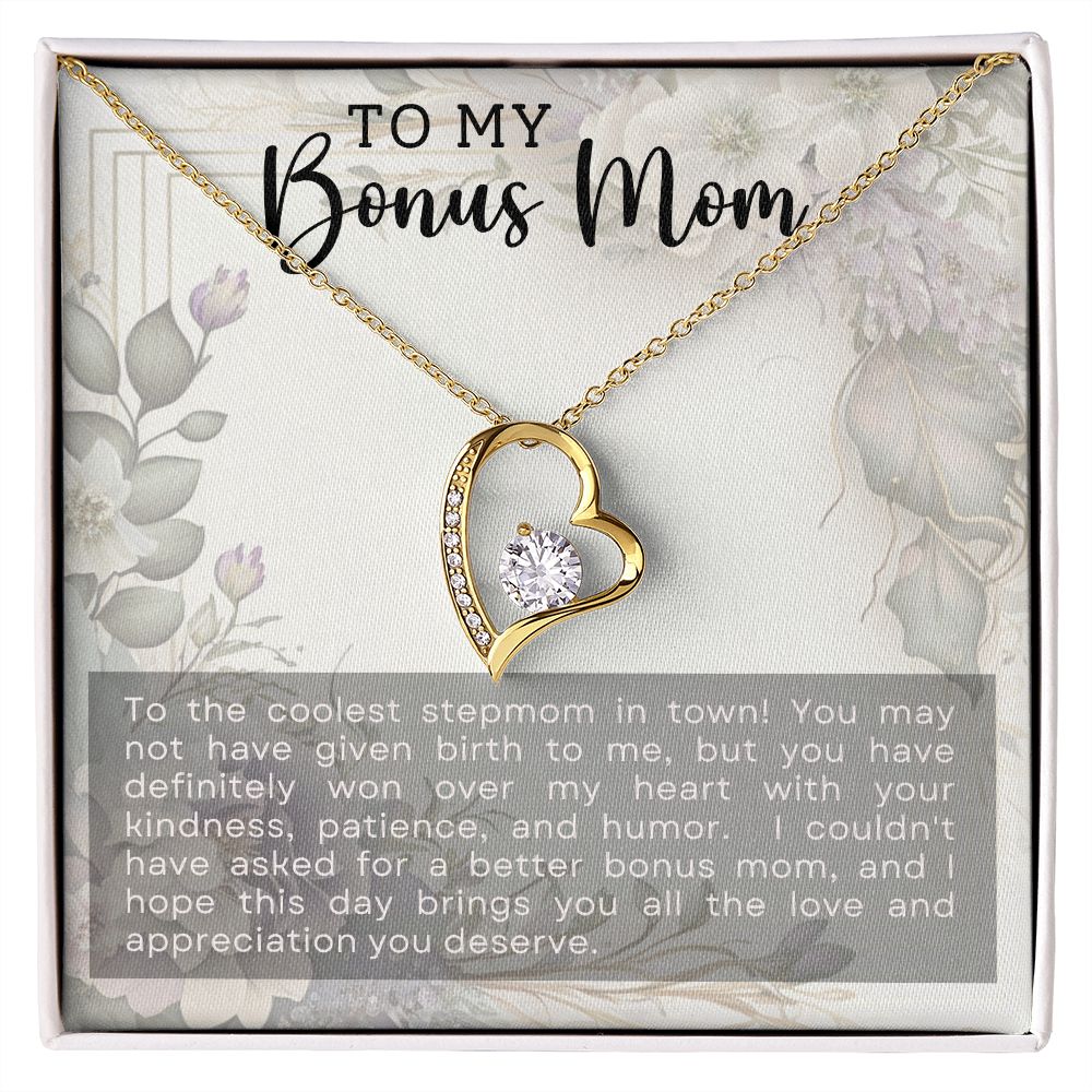 To My Bonus Mom | Forever Love Necklace