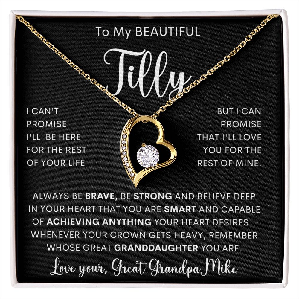 To My Beautiful Tilly | Forever Love Necklace