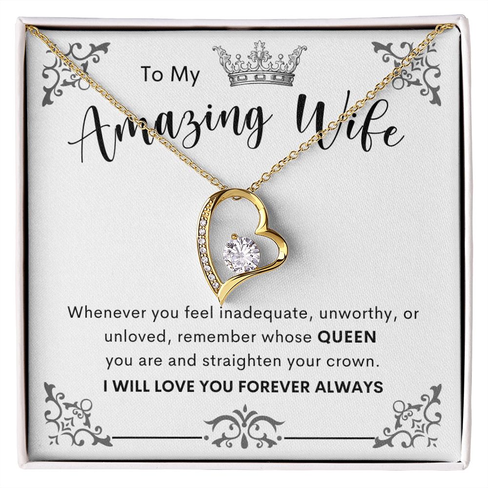 To My Amazing Wife | Forever Love Necklace