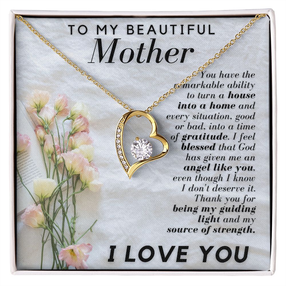 To My Beautiful Mother | Forever Love Necklace